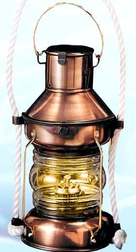 Thor Instruments Nautical Brass Anchor Oil Lamp Leeds Burton Maritime Ship  Lantern 14