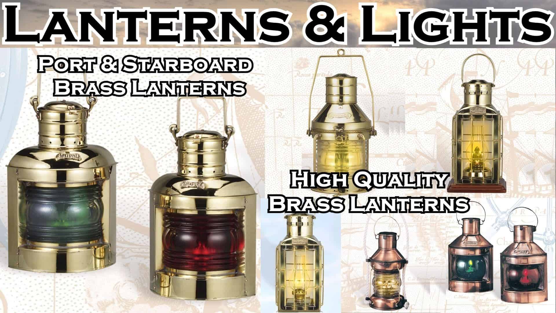 Nautical Lanterns Maritime Lights - The Lighthouse Man