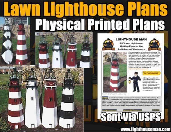 Lawn Lighthouse Plans for all DIY Skill Levels | Lighthouse Man