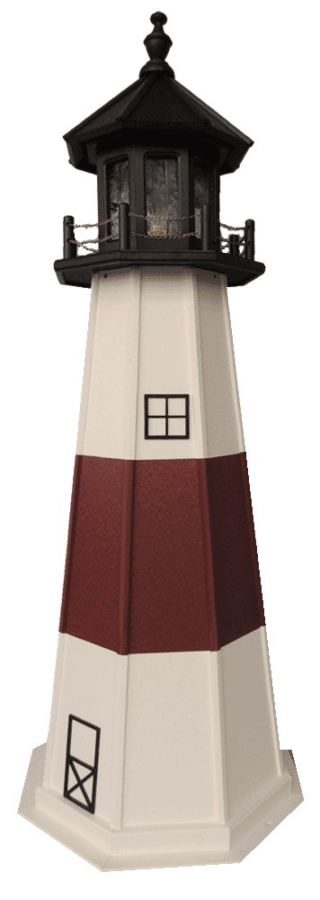 Montauk Poly Lumber Lighthouse Lawn Ornament