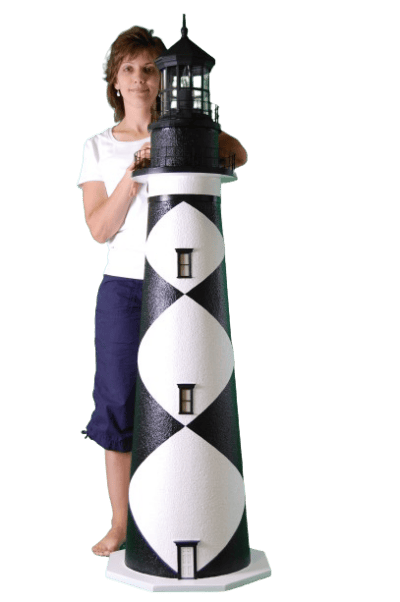 Cape Lookout Yard Lighthouse With Model