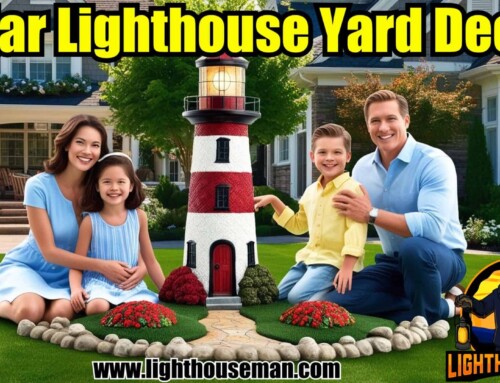 Solar Lighthouse Yard Decor